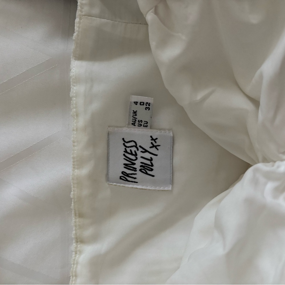 White Halter Dress Princess Polly - Picture 4 of 4